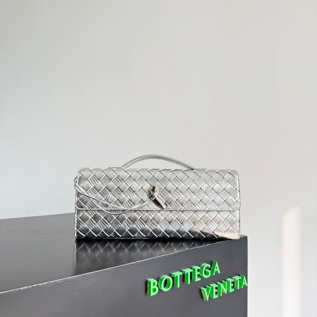 Bottega Veneta 741511 Silver Designer Handbag Edition 4