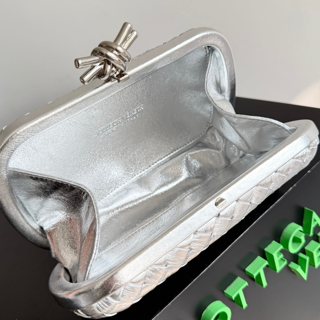 Bottega Veneta 844108 Silver Designer Handbag - detail image 7