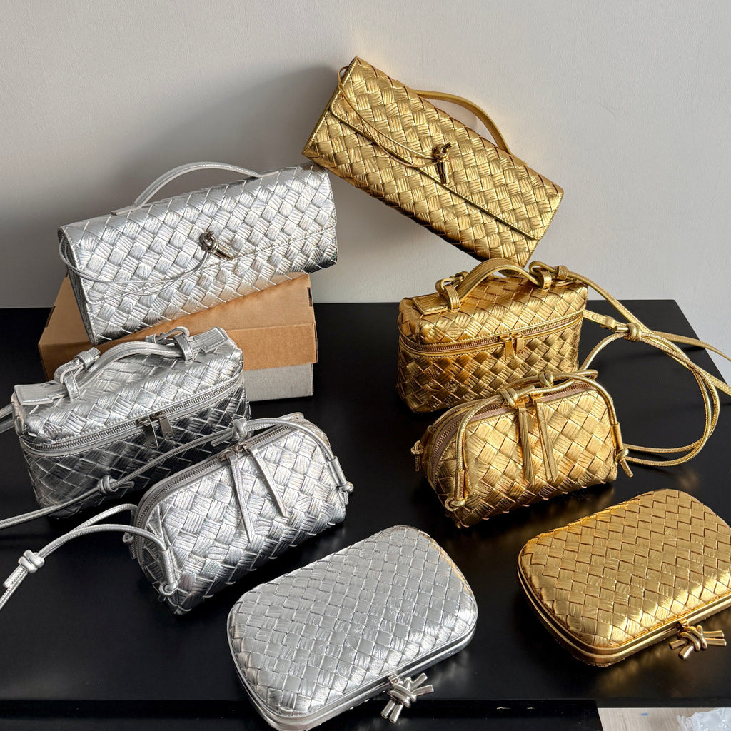 Bottega Veneta Gold Designer Handbag Edition 14 - detail image 6