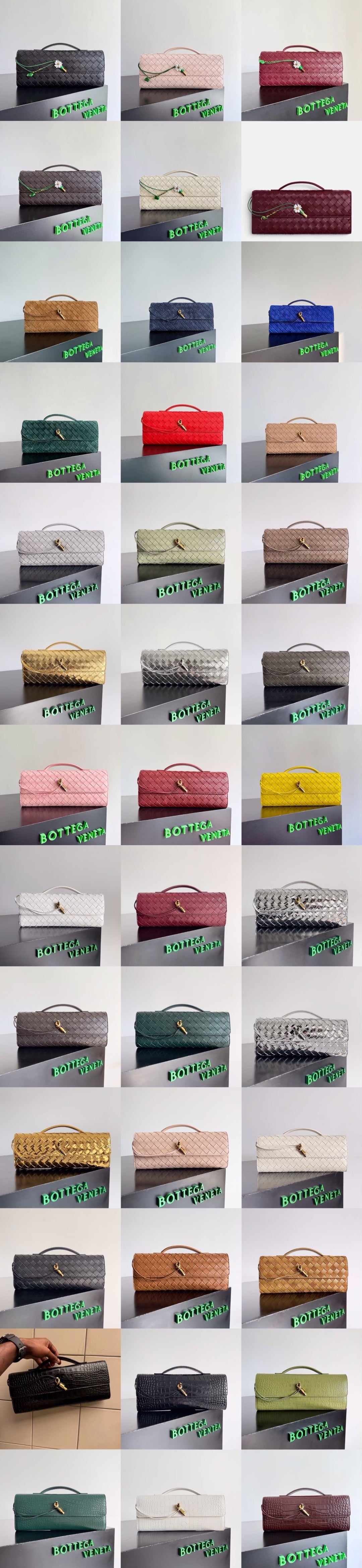 Bottega Veneta Silver Designer Handbag Edition 39