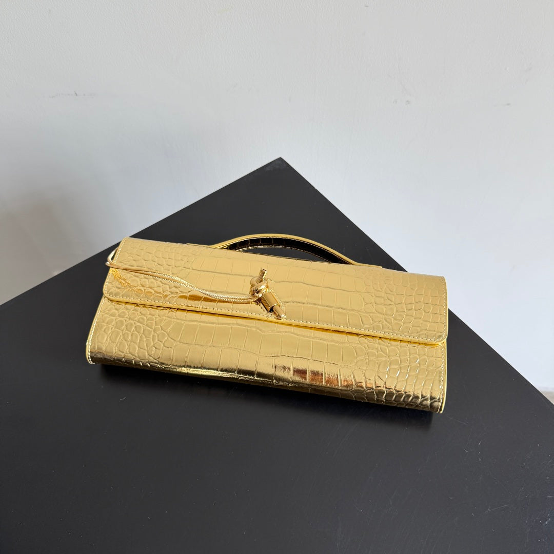 Bottega Veneta 741511 Silver Clutch Bag - detail image 5