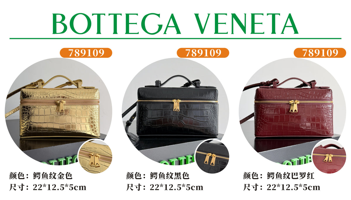 Bottega Veneta Black & Orange Designer Handbag Edition 6