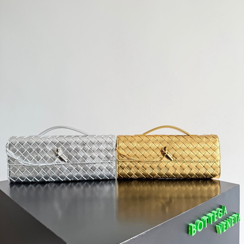 Bottega Veneta Gold Designer Handbag Edition 14 - detail image 2