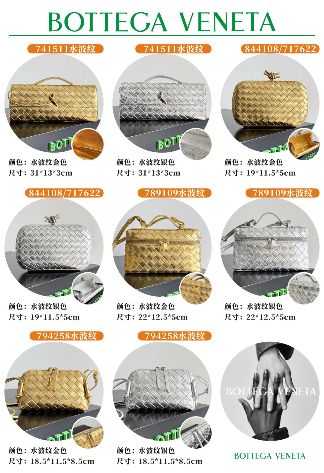 Bottega Veneta Silver Designer Wallet Edition 4