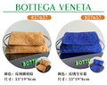 Bottega Veneta 857657GIORNO--2 Orange & Blue Designer Handbag