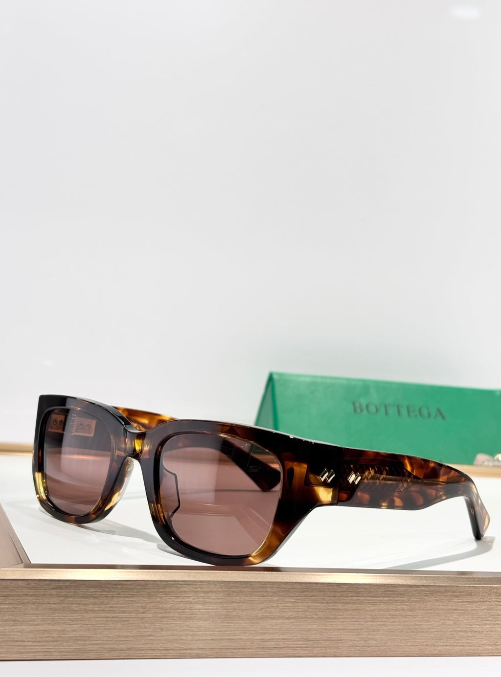 Bottega Veneta BV1400S Brown Designer Sunglasses 51-22-140 mm - detail image 5