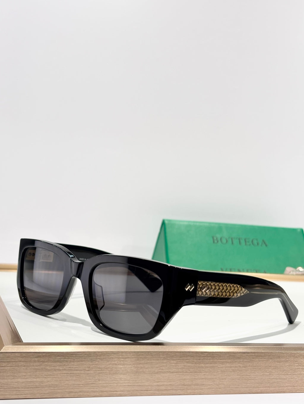 Bottega Veneta BV1400S Brown Designer Sunglasses 51-22-140 mm - detail image 4