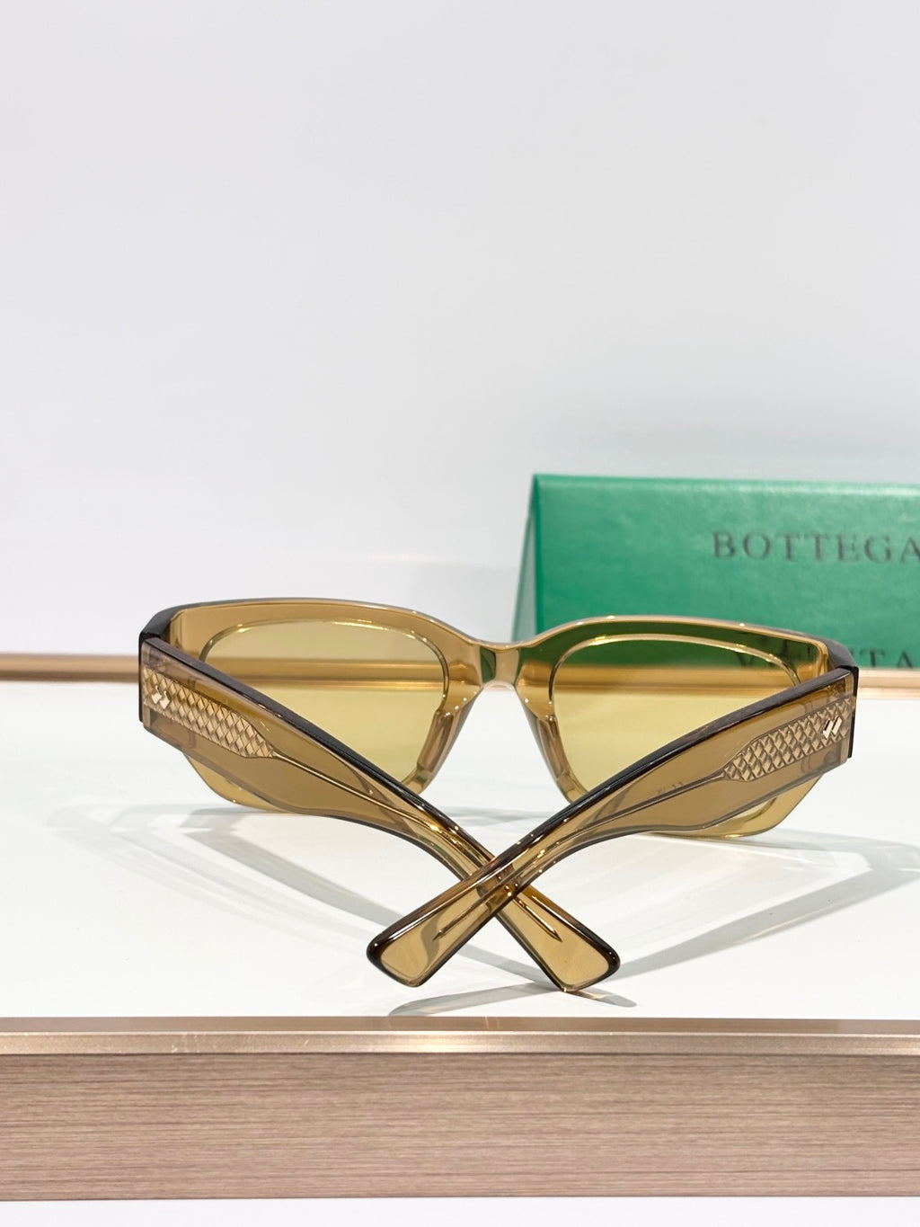 Bottega Veneta BV1400S Brown Designer Sunglasses 51-22-140 mm - detail image 8
