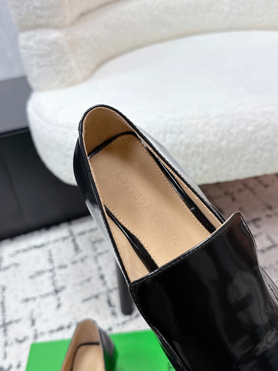 Bottega Veneta 40.41.42 Black & Green Loafers EU 35-42 Edition 4 - detail image 8