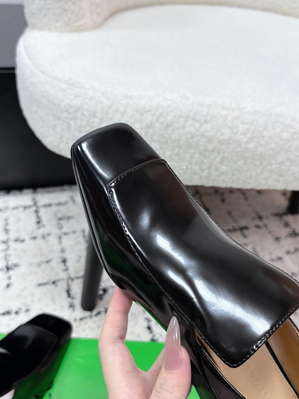Bottega Veneta 40.41.42 Black & Green Loafers EU 35-42 Edition 4 - detail image 6
