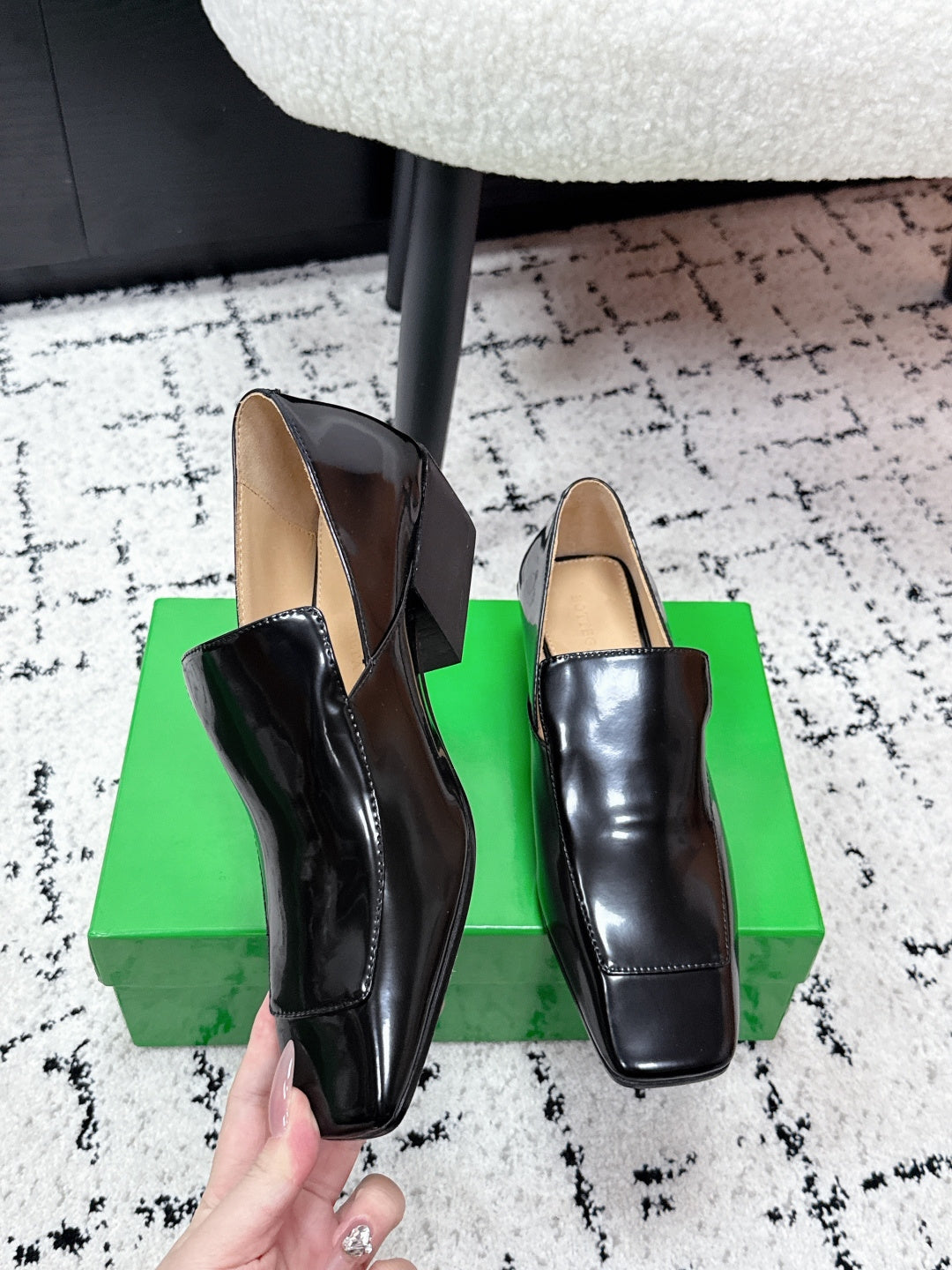 Bottega Veneta 40.41.42 Black & Green Loafers EU 35-42 Edition 4 - detail image 4