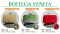 Bottega Veneta Red & Green Designer Handbag