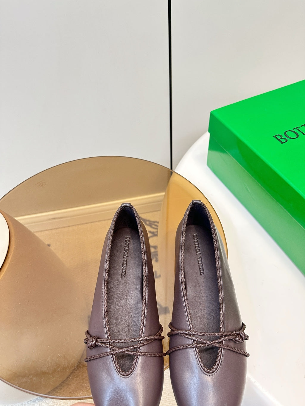 Bottega Veneta Rose Gold & Green Designer Shoes EU 35-43 - detail image 8