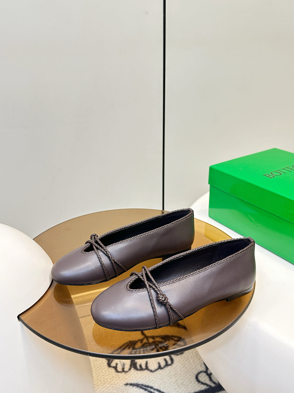 Bottega Veneta Rose Gold & Green Designer Shoes EU 35-43 - detail image 3