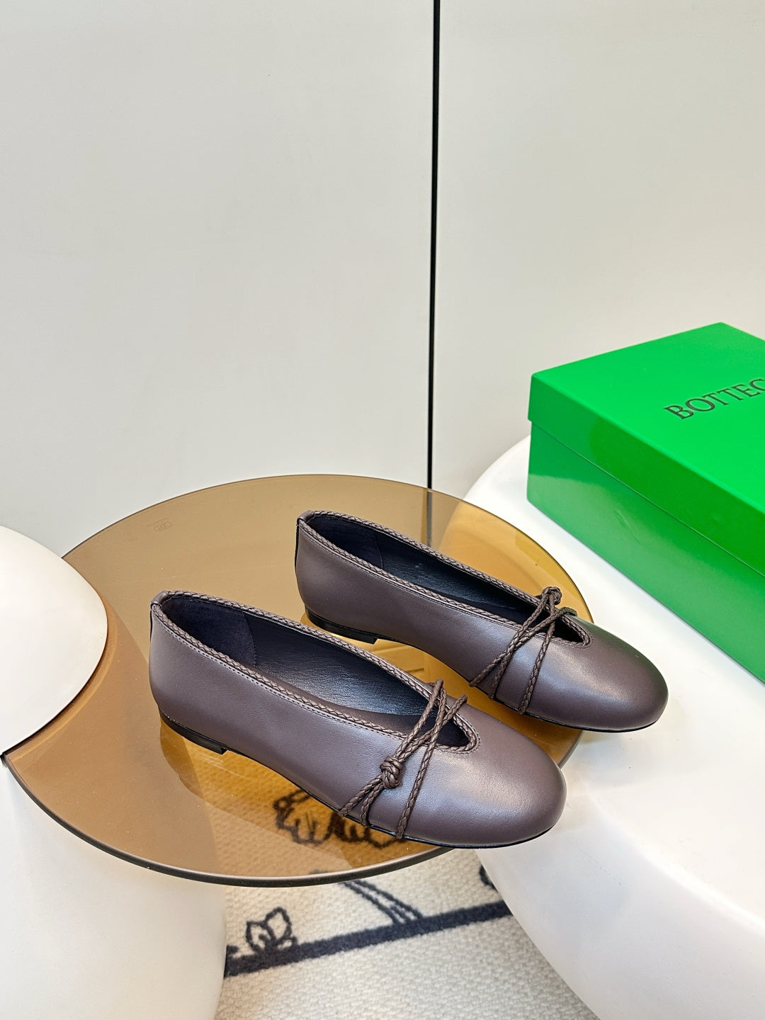 Bottega Veneta Rose Gold & Green Designer Shoes EU 35-43 - detail image 2