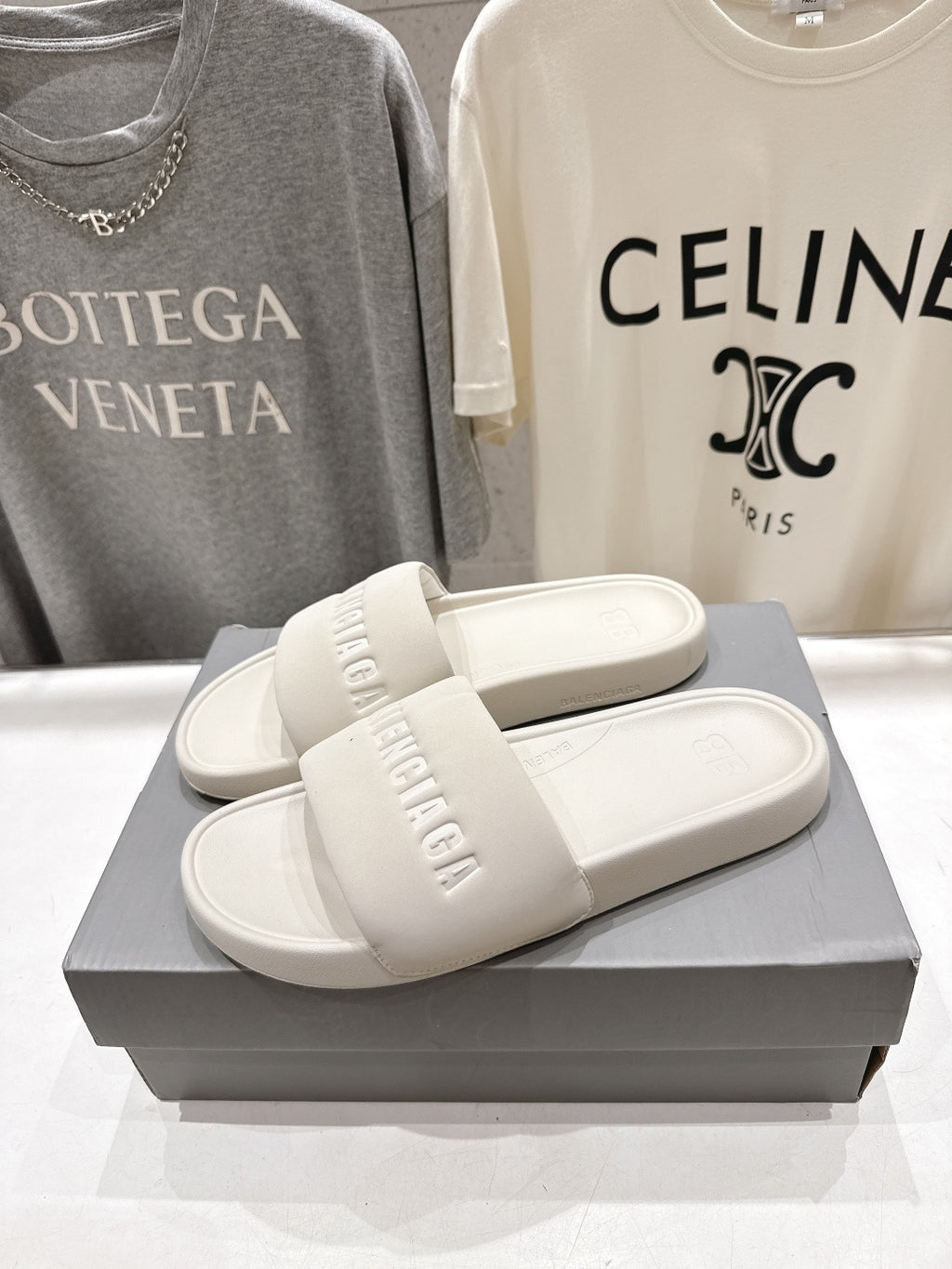 Balenciaga 40.41.42 Gray Slides EU 36-42 - detail image 4