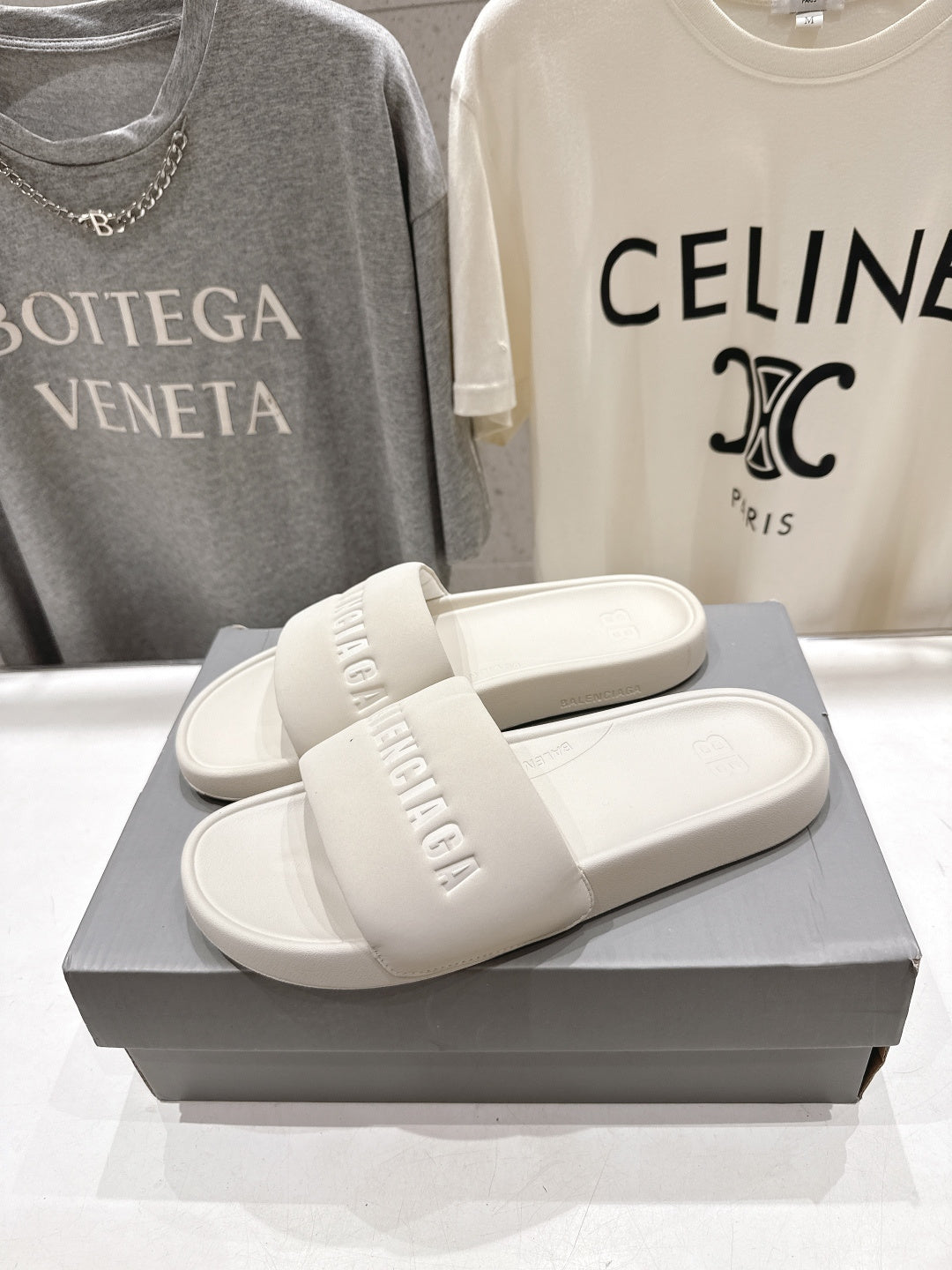 Balenciaga 40.41.42 Gray Slides EU 36-42 - detail image 4