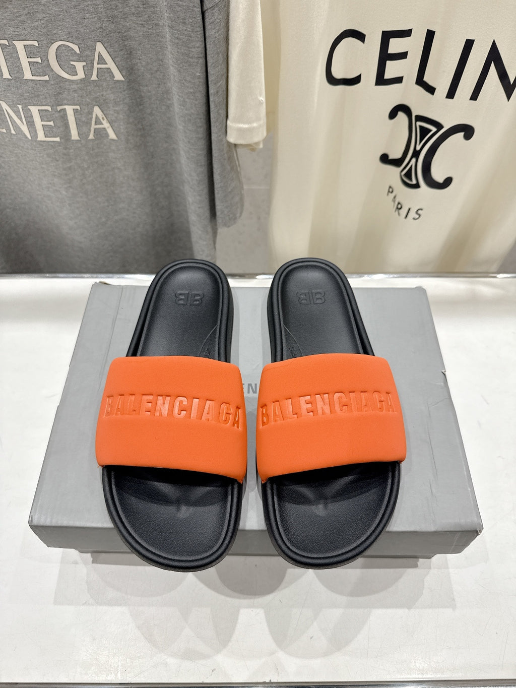Balenciaga 40.41.42 Orange Slides EU 36-42