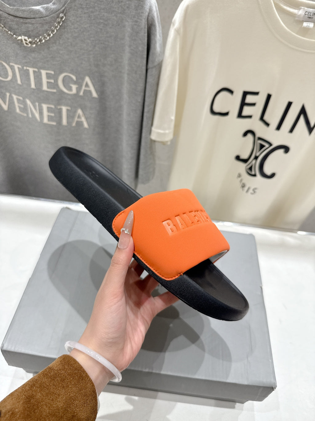 Balenciaga 40.41.42 Orange Slides EU 36-42 - detail image 5
