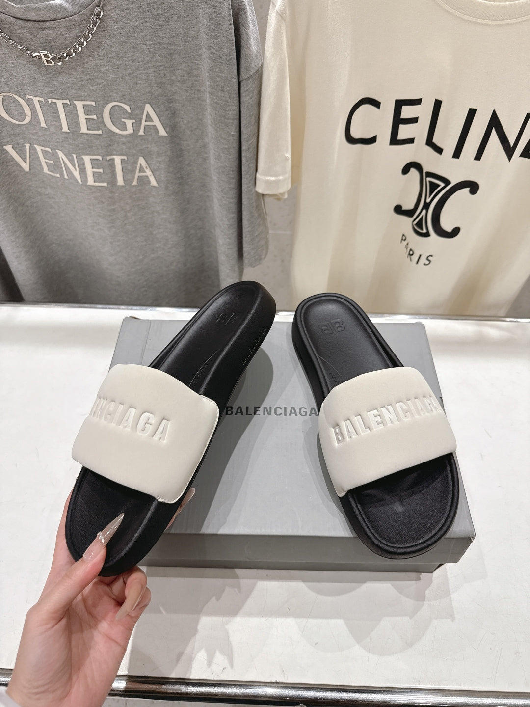 Balenciaga 40.41.42 Black Slides EU 36-42 - detail image 3