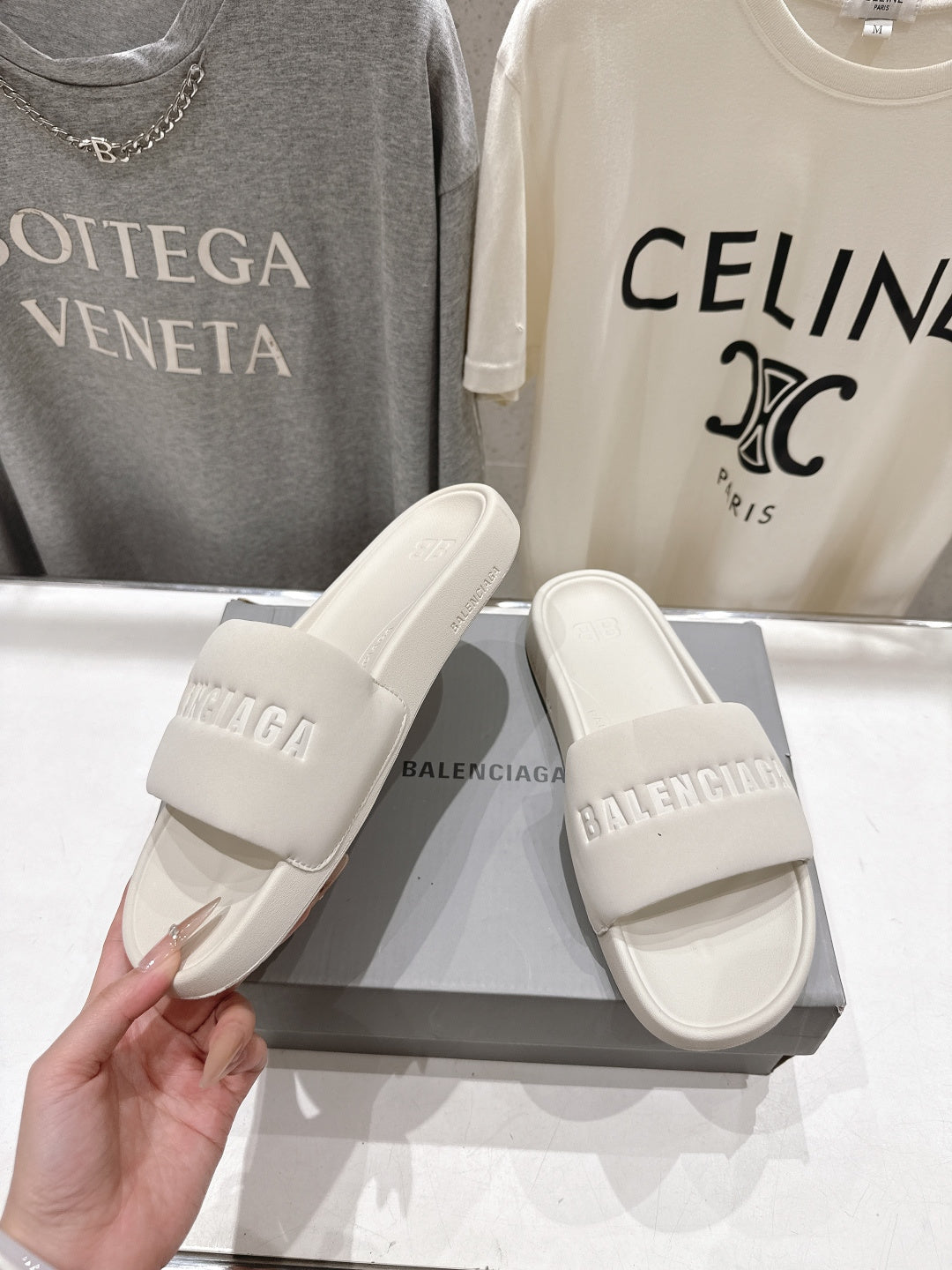 Balenciaga 40.41.42 Gray Slides EU 36-42 - detail image 3
