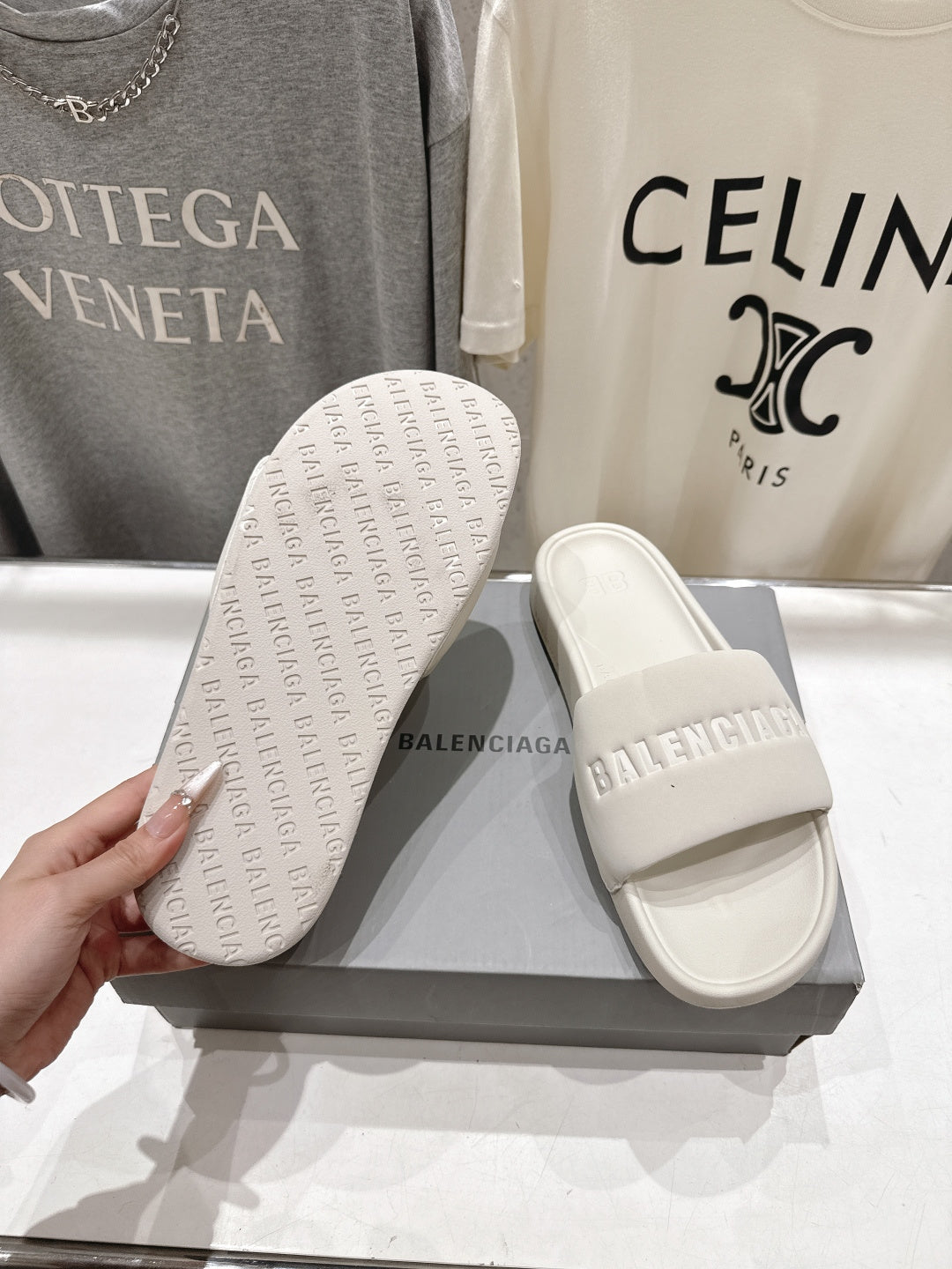 Balenciaga 40.41.42 Gray Slides EU 36-42 - detail image 9