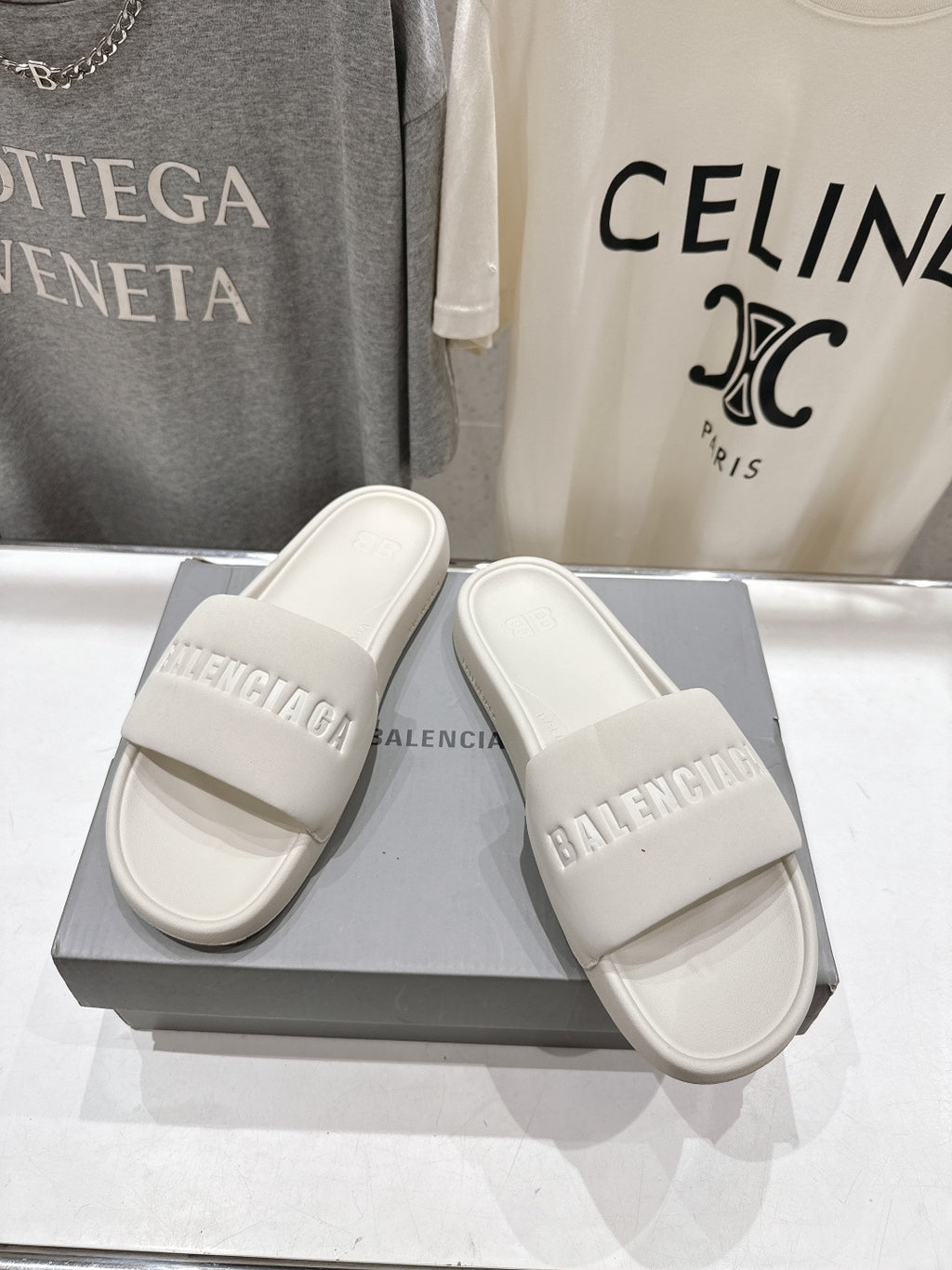 Balenciaga 40.41.42 Gray Slides EU 36-42 - detail image 2