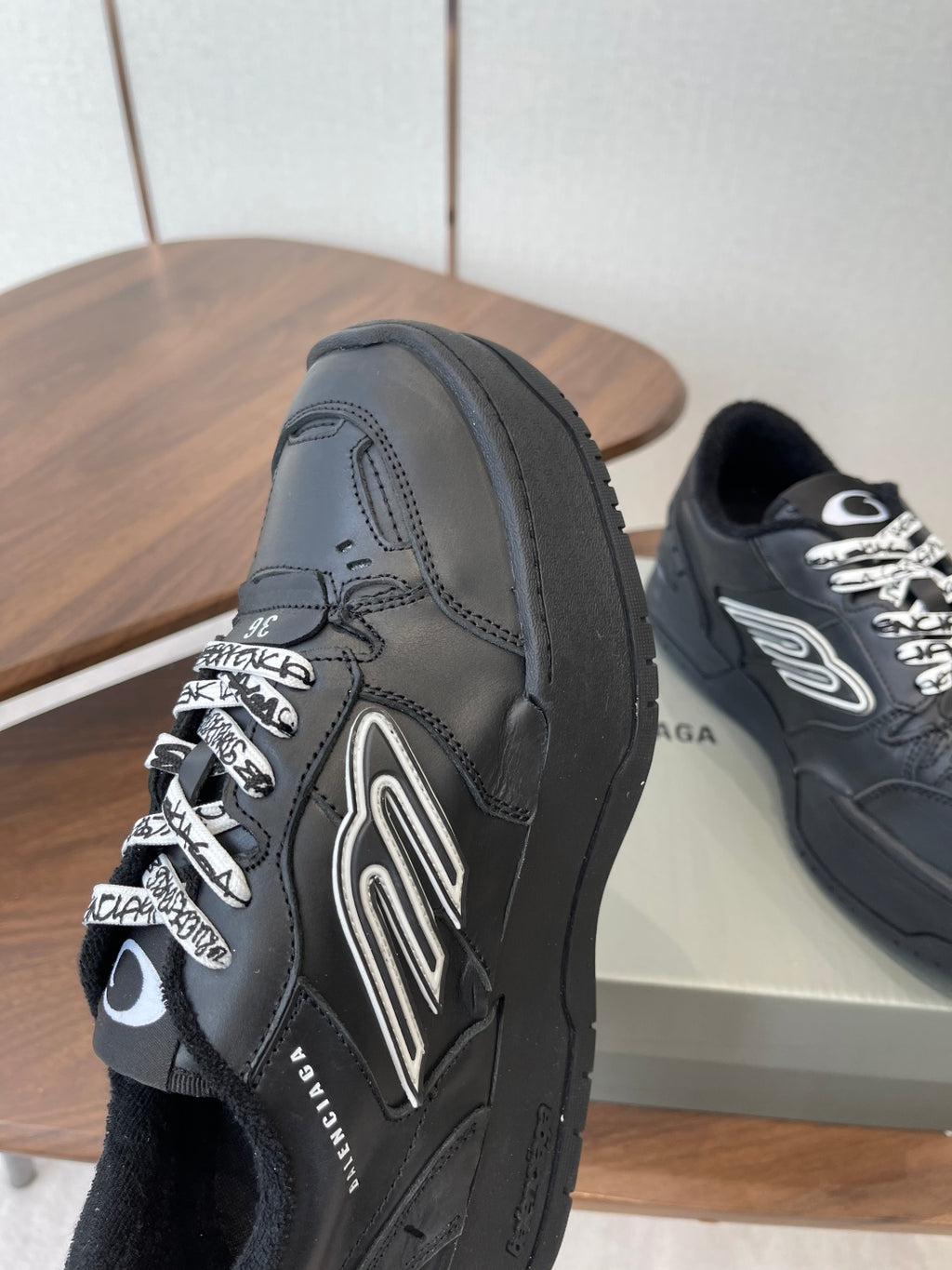 Balenciaga Black & Brown Sneakers EU 35-39 - detail image 6