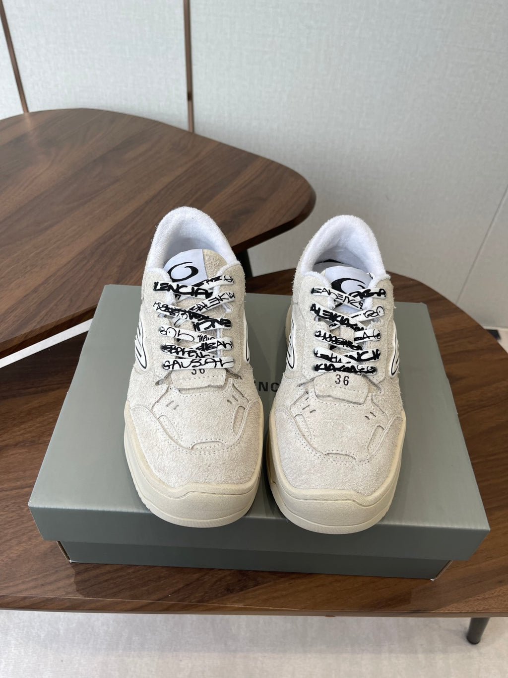 Balenciaga Silver Designer Shoes EU 35-39