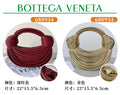 Bottega Veneta Red & Olive Green Designer Handbag