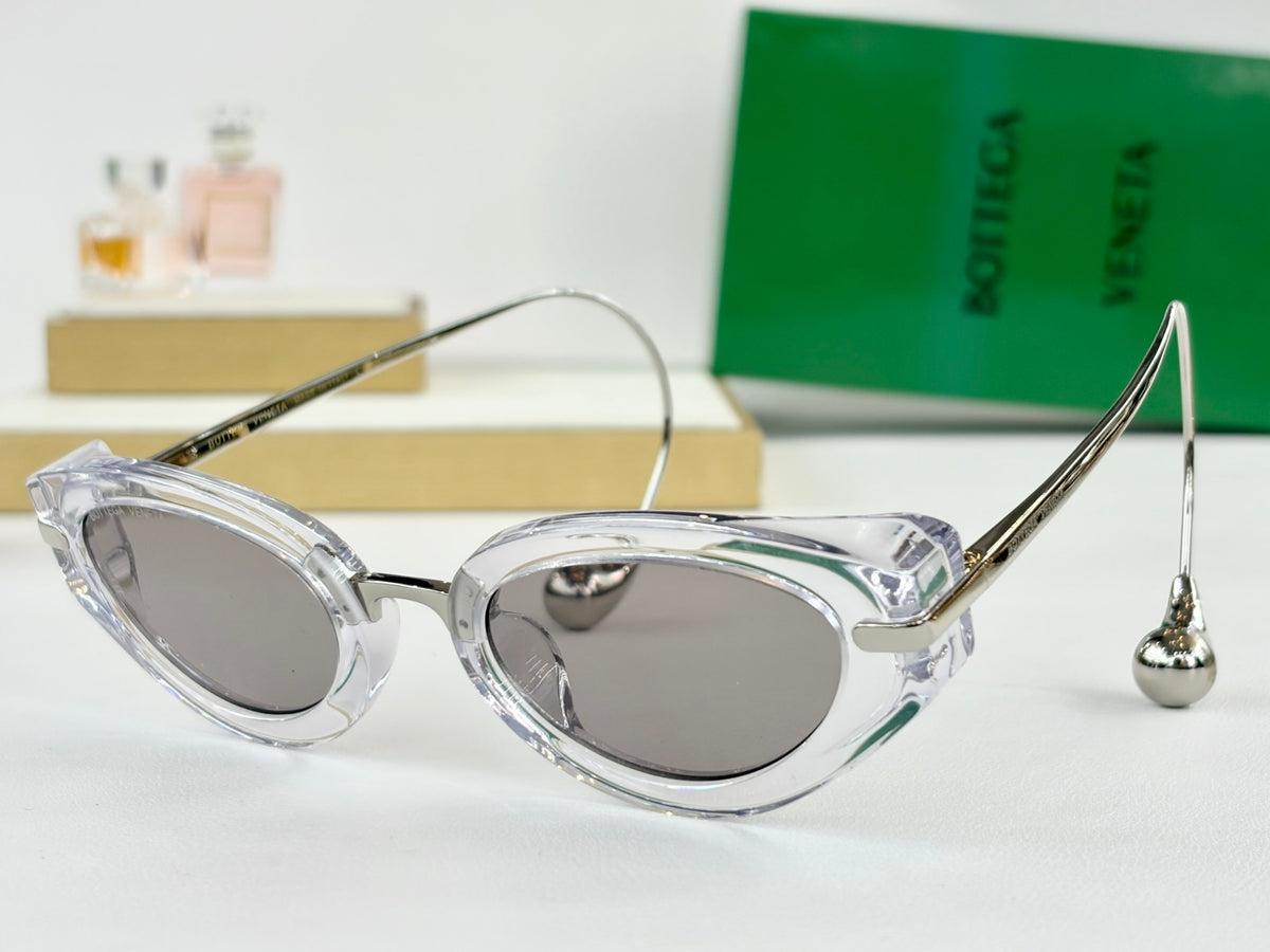 Bottega Veneta BV2038LA Green & Gold Designer Sunglasses 51-24-145 mm - detail image 8