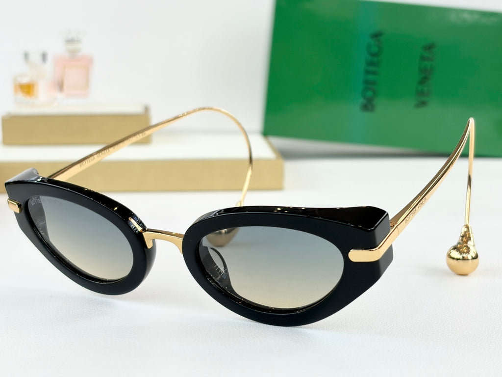 Bottega Veneta BV2038LA Green & Gold Designer Sunglasses 51-24-145 mm - detail image 2