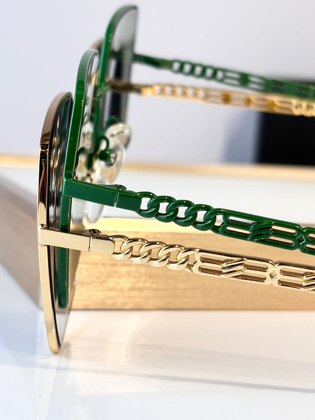 Balenciaga BB0012 Rose Gold Designer Sunglasses 58-18-143 mm - detail image 6