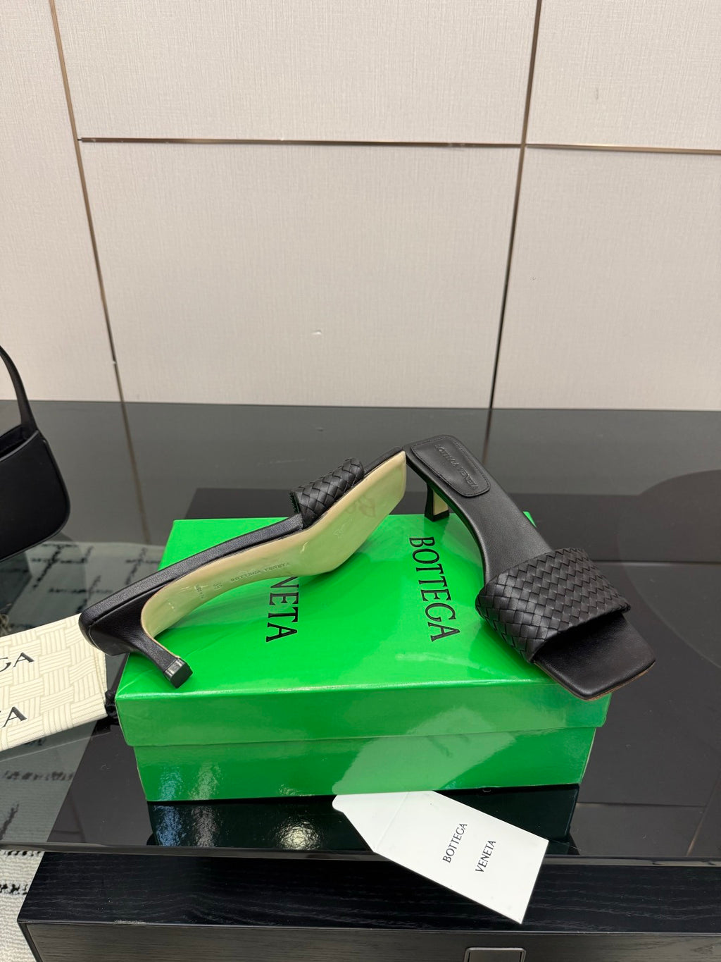 Bottega Veneta Black & Green Designer Shoes EU 35-39 Edition 5 - detail image 6