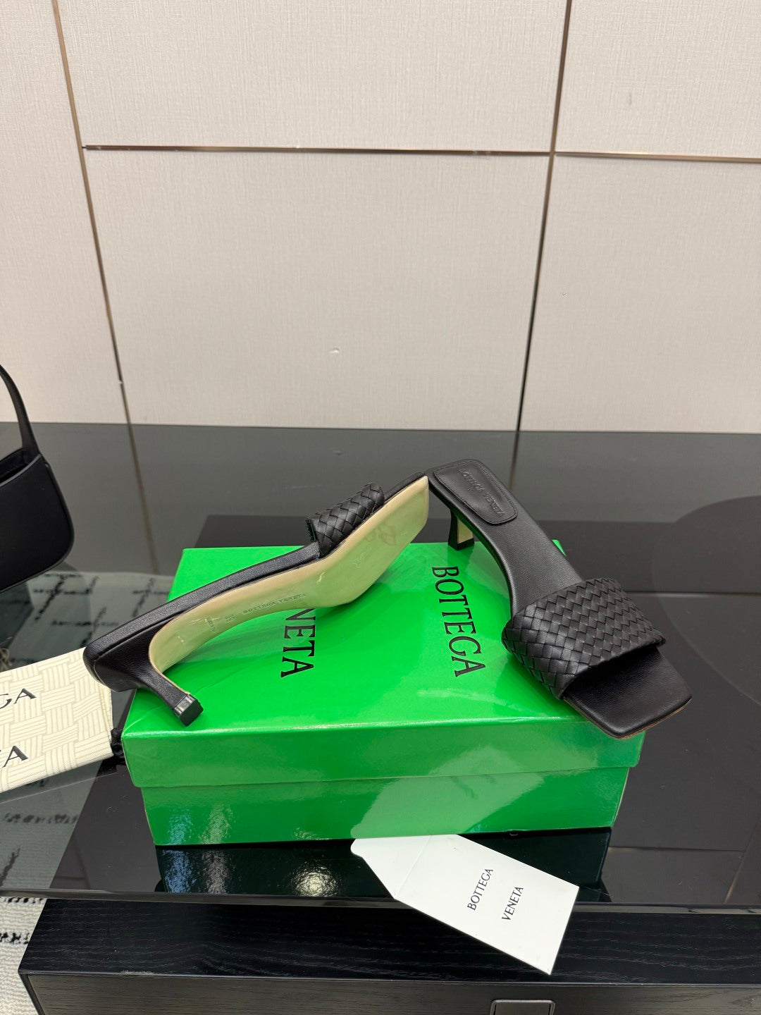 Bottega Veneta Black & Green Designer Shoes EU 35-39 Edition 5 - detail image 6