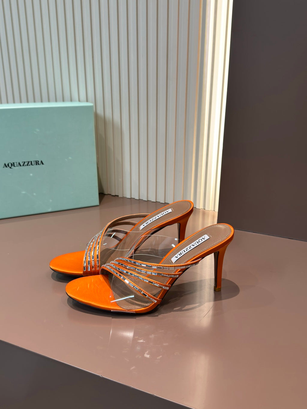 Aquazzura Orange & Brown Designer Shoes EU 34-43 - detail image 2