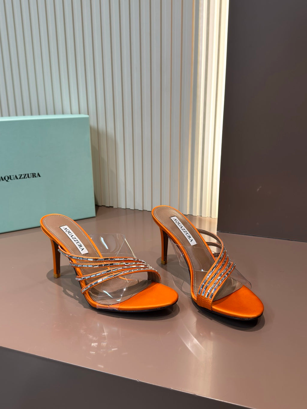 Aquazzura Orange & Brown Designer Shoes EU 34-43 - detail image 3