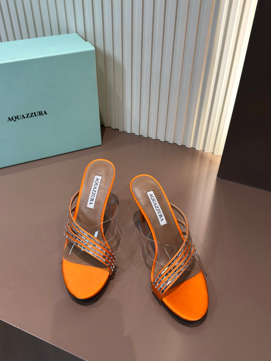 Aquazzura Orange & Brown Designer Shoes EU 34-43 - detail image 9
