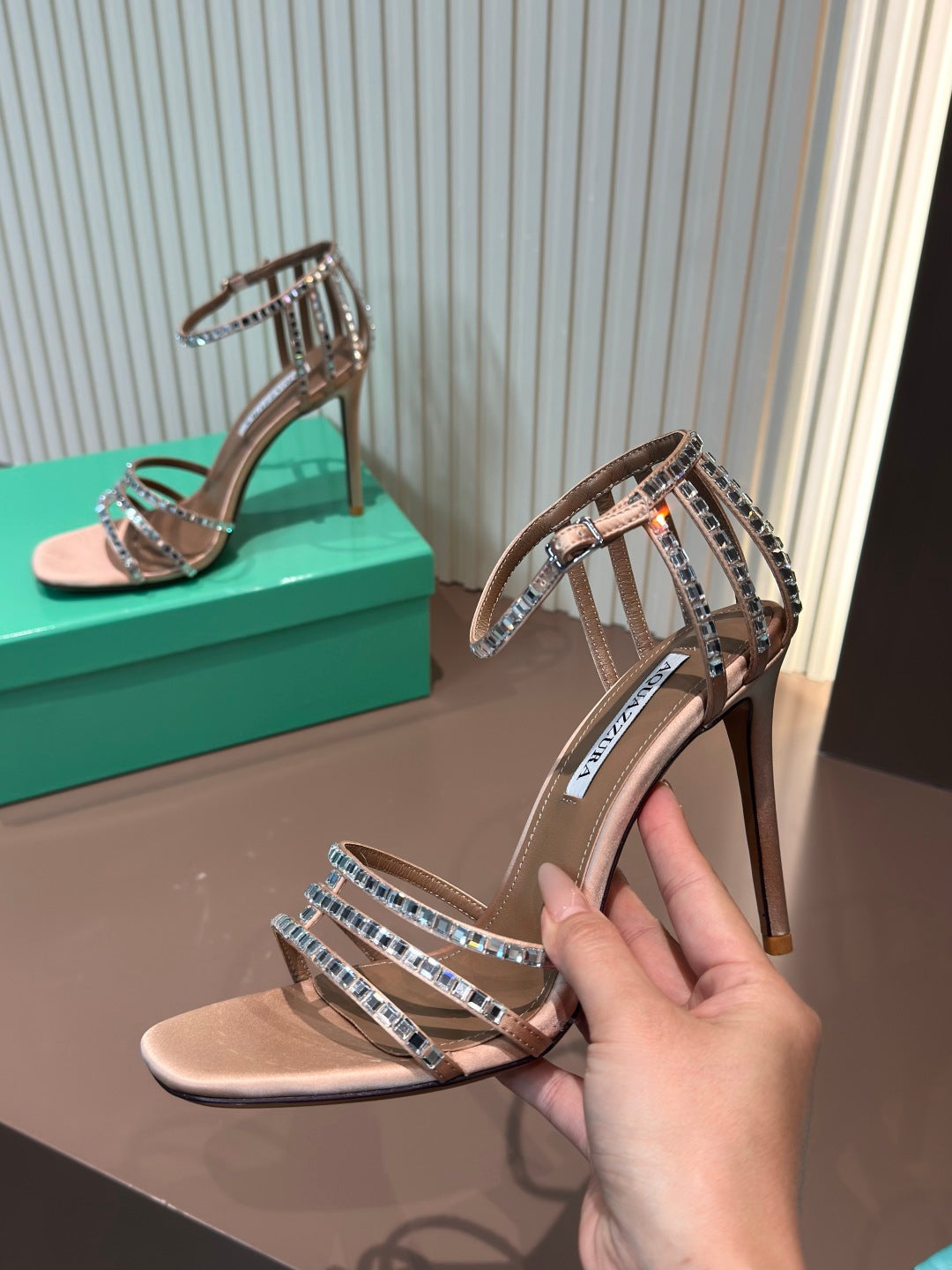 Aquazzura Gray Sandals EU 34-42 - detail image 5