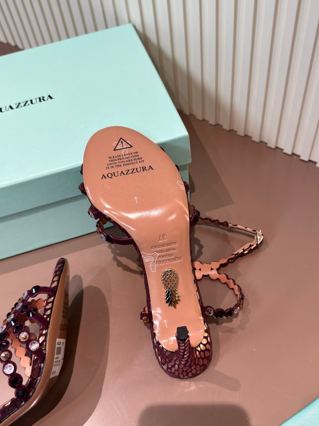 Aquazzura Brown & Red Designer Shoes EU 34-42 - detail image 9
