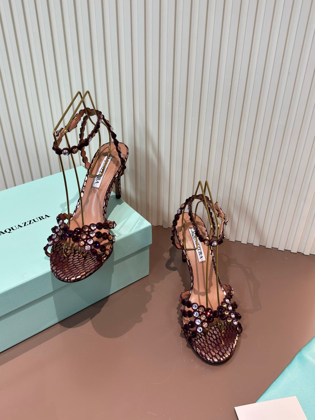 Aquazzura Brown & Red Designer Shoes EU 34-42 - detail image 4