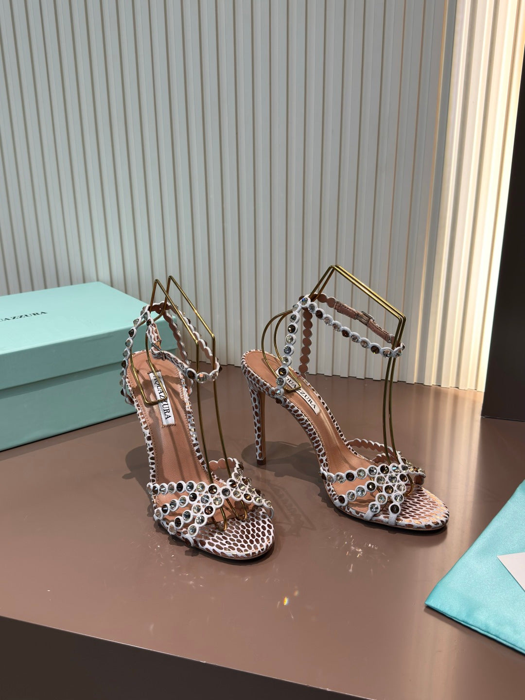 Aquazzura Gray Designer Shoes EU 34-42 - detail image 3