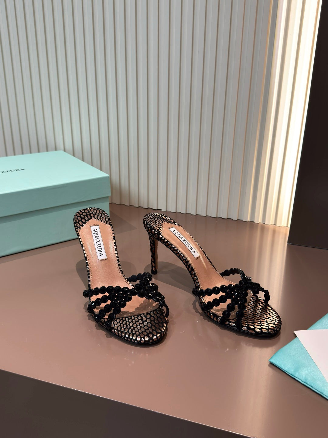 Aquazzura Black Designer Shoes EU 34-42 - detail image 3