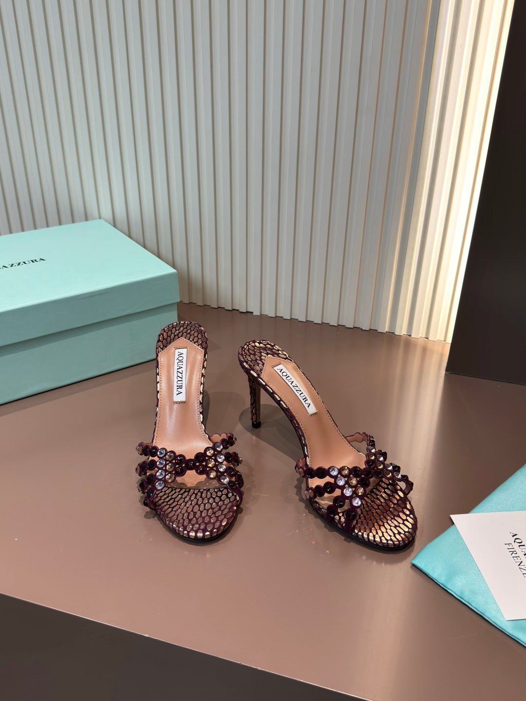 Aquazzura Red & Brown Designer Shoes EU 34-42 - detail image 3