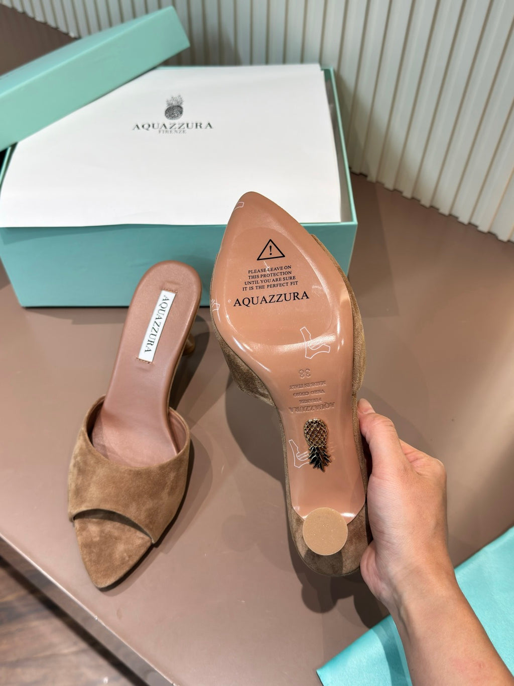 Aquazzura 35.40.41.42 Brown Designer Shoes EU 36-39 Edition 6 - detail image 9