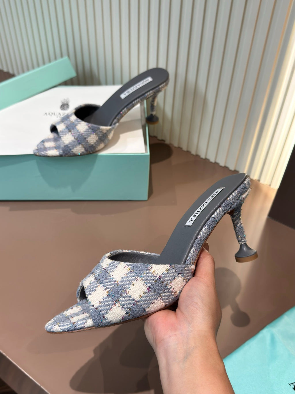 Aquazzura 35.40.41.42 Gray Designer Shoes EU 36-39 - detail image 4