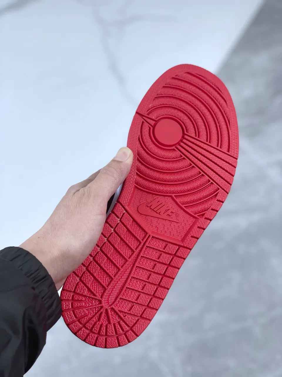 Air Jordan 1 Low Black Red Blue - Hình 3