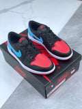 Air Jordan 1 Low Black Red Blue
