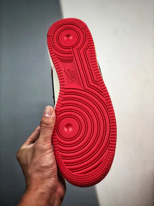 Air Force 1 Red Black - Hình 6