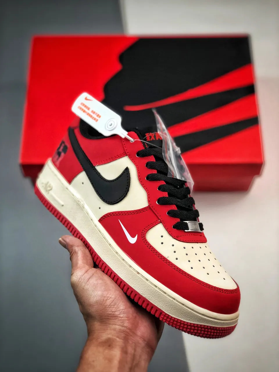 Air Force 1 Red Black